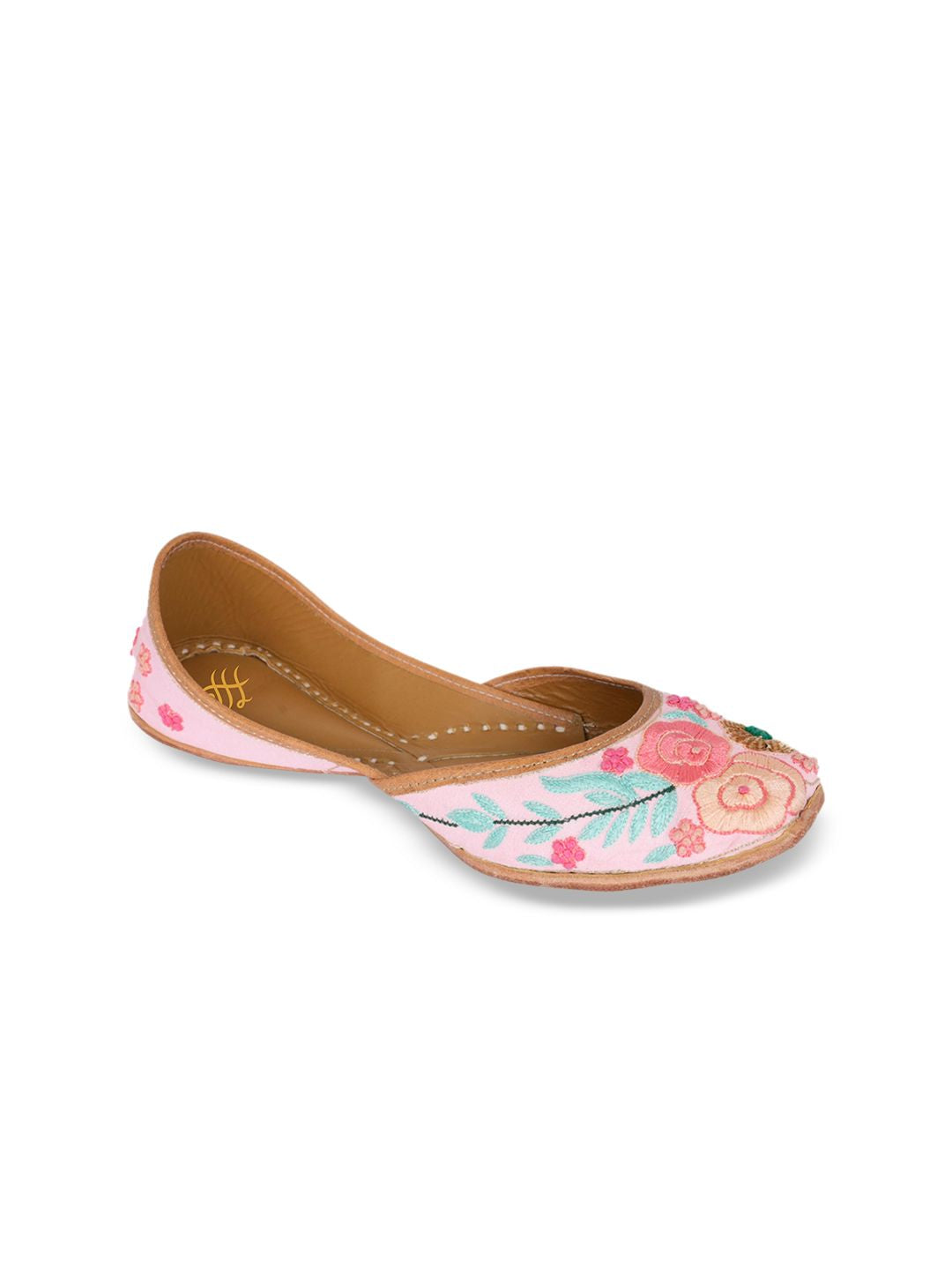 Dhiyona HOP Ethnic Embroidered Square Toe Mojaris