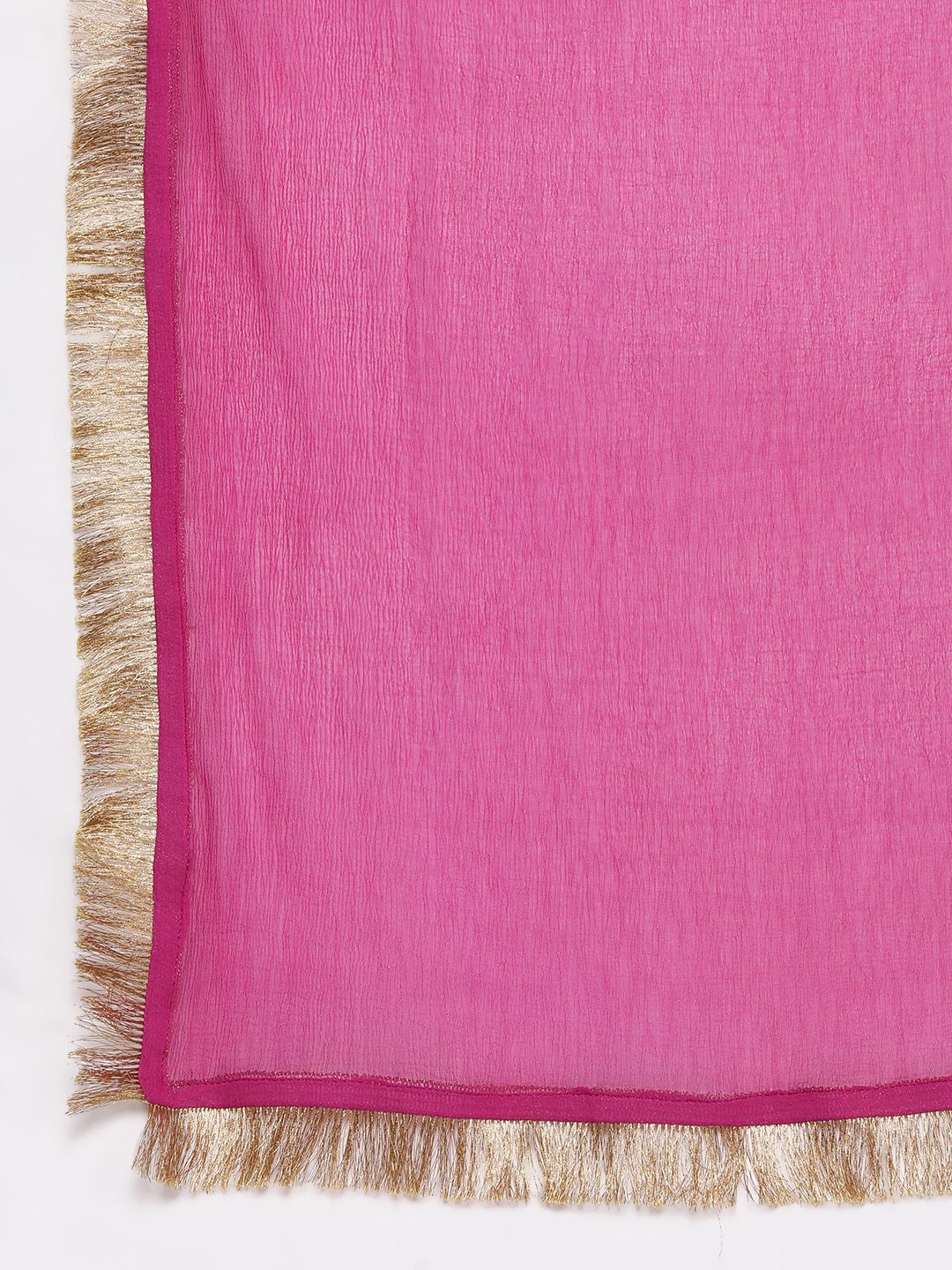 Dhiyona VA Women's Fuchsia Kurta with Trousers & With Dupatta