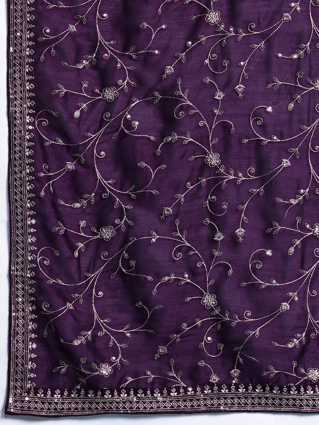 Ethnic Motifs Embroidered Kurta with Trousers & Dupatta