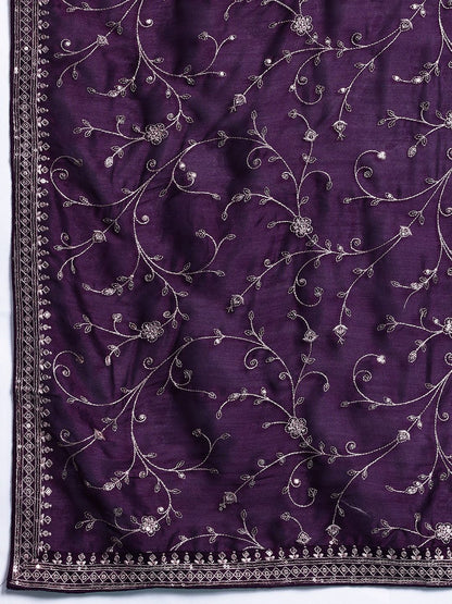 Ethnic Motifs Embroidered Kurta with Trousers & Dupatta