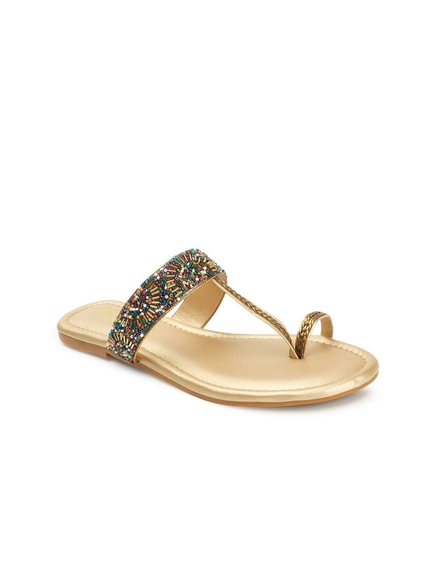 Dhiyona AK Embellished One Toe Flats