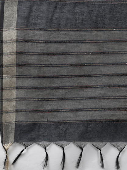 Women Navy Blue Kurta with Palazzos & With Dupatta