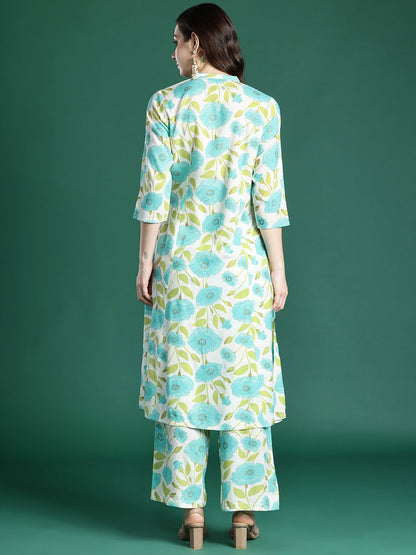 Floral Printed Kurta with Palazzos