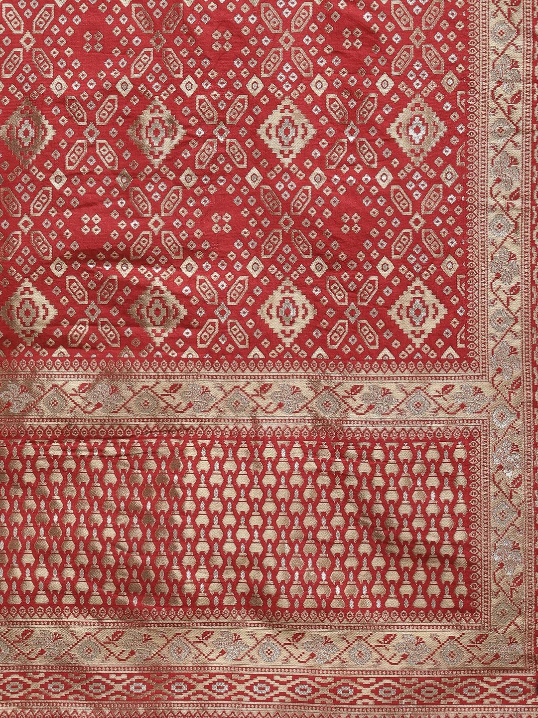 Women Green Ethnic Motifs Regular Liva Kurta with Trousers & Dupatta