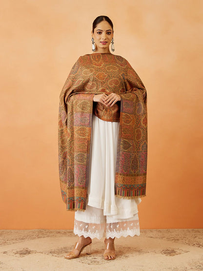 Dhiyona PA Women Paisley Woven Design Shawl
