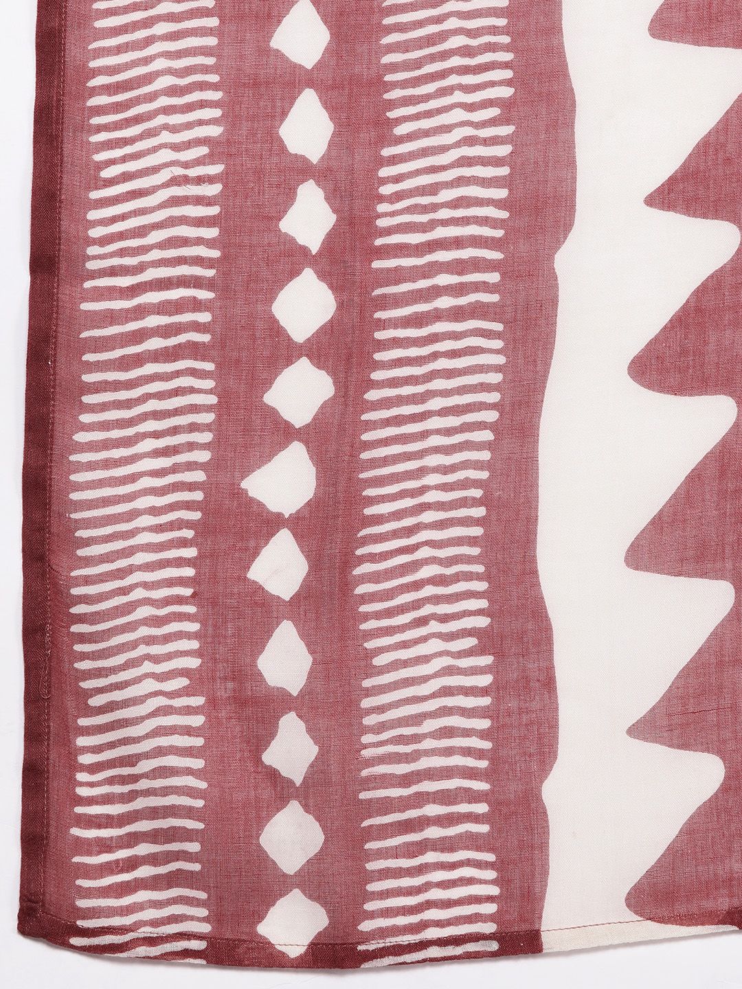 Dhiyona IE Bandhani Printed Regular Thread Work Pure Cotton Kurta With Trousers & Dupatta