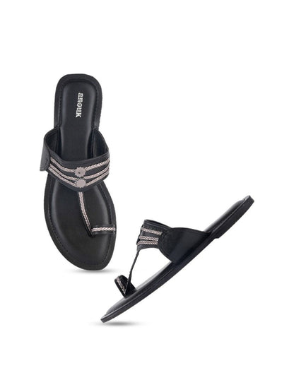Dhiyona AK Textured One Toe Flats