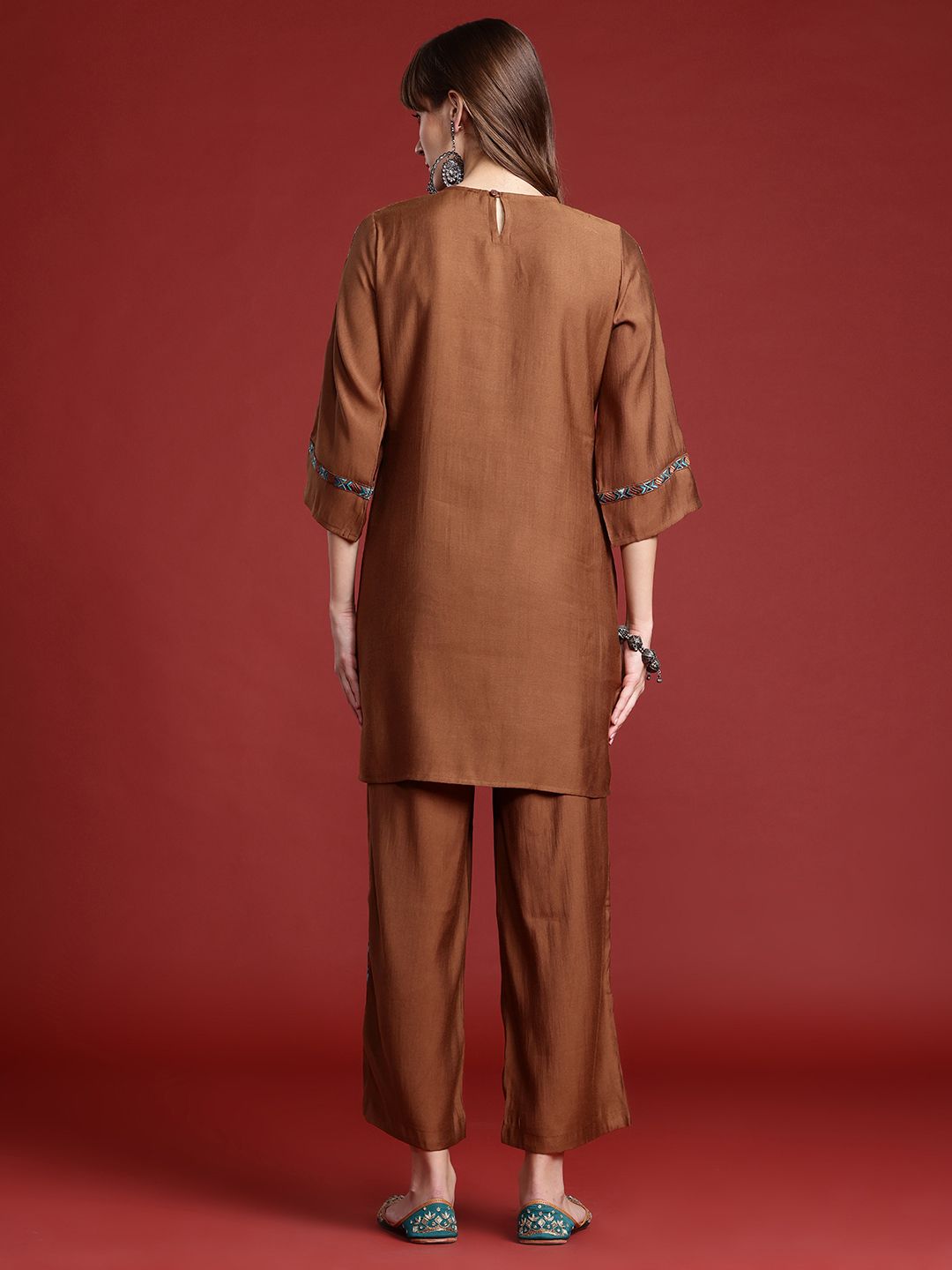 Dhiyona IE Brown Women Co-Ord Set