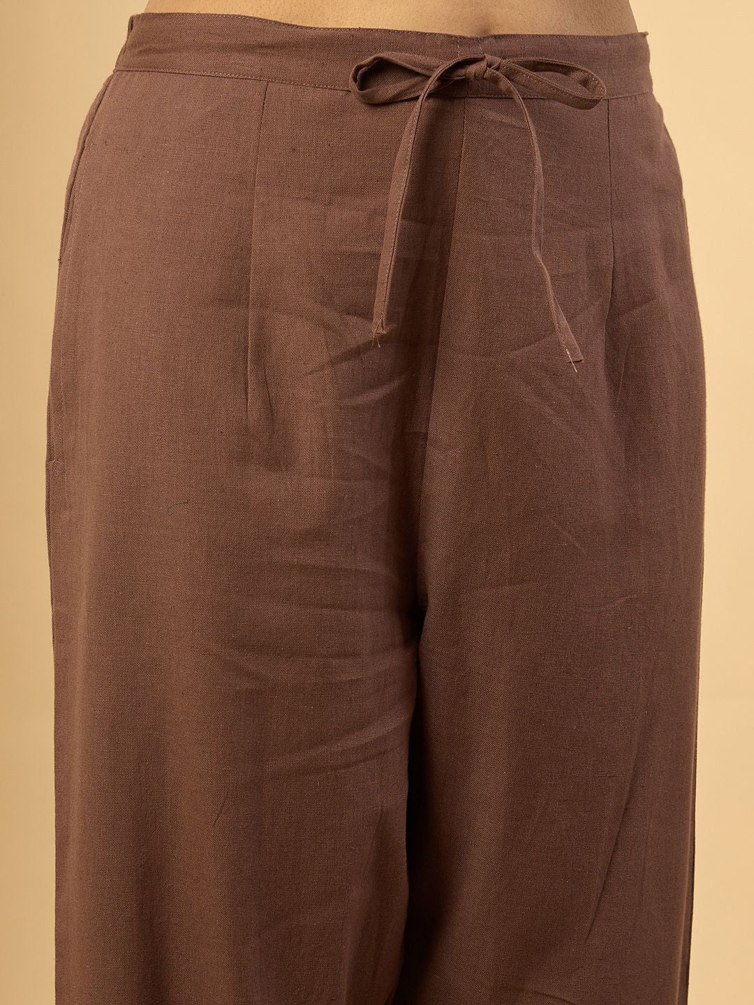 Dhiyona IE Women Floral Embroidered Regular Pure Cotton Kurta Set