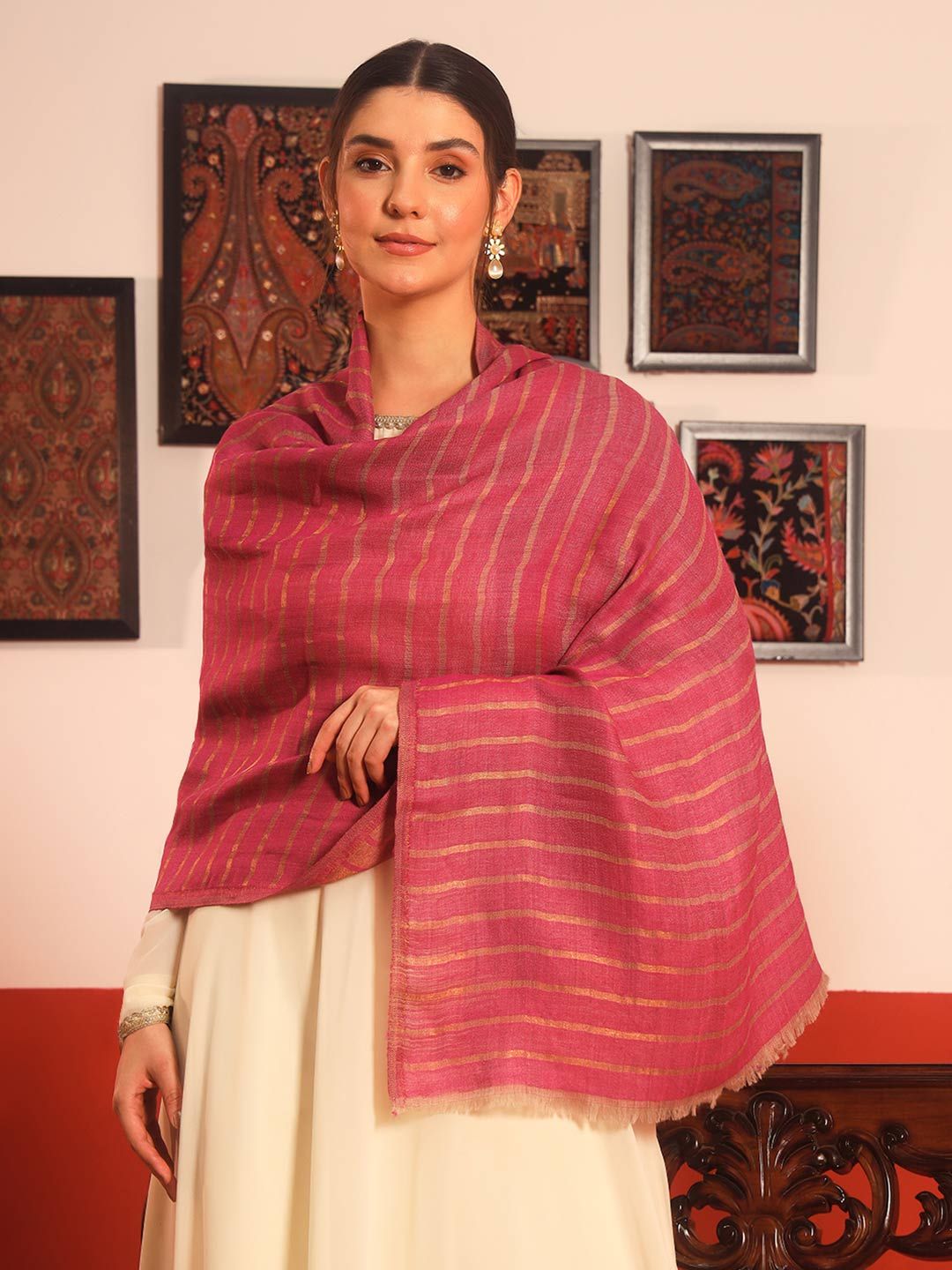 Dhiyona PA Abstract Woven Design Shawl