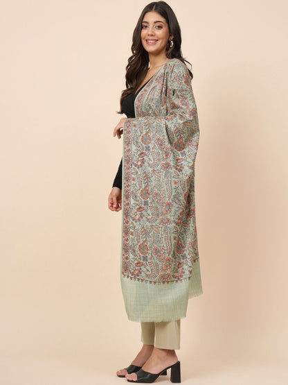 Dhiyona PA Embroidered Woolen Shawl