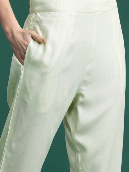 Dhiyona IE Ethnic Motifs Printed Kurta With Trousers & Dupatta