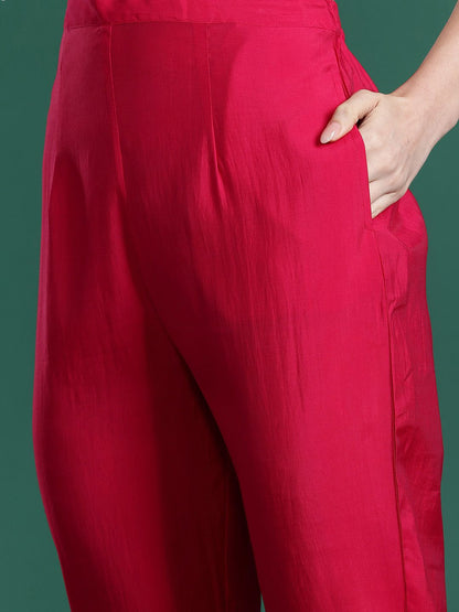 Ethnic Motifs Kurta with Trousers & Dupatta