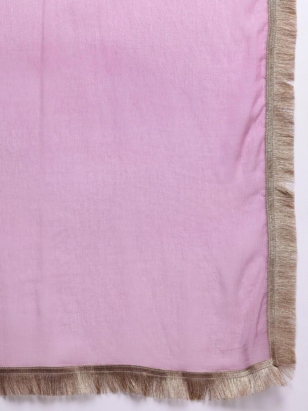 Dhiyona VA Women'sEmbroidered Zari Kurta With Palazzos & Dupatta