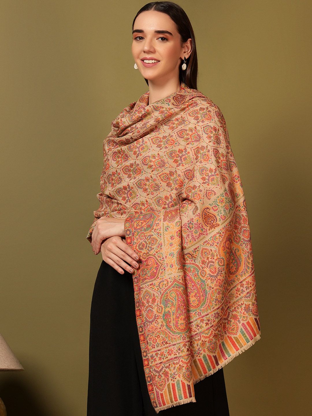 Dhiyona PA Paisley Woven Design Shawl