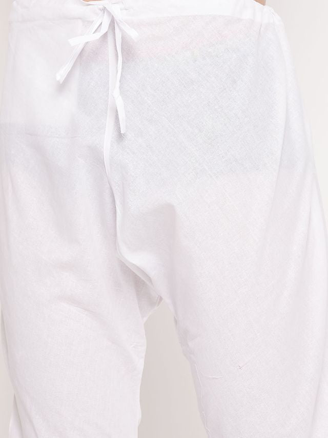 Men's Fawn Cotton Linen Straight Kurta Pyjama Set