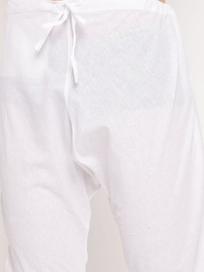 Men's Fawn Cotton Linen Straight Kurta Pyjama Set