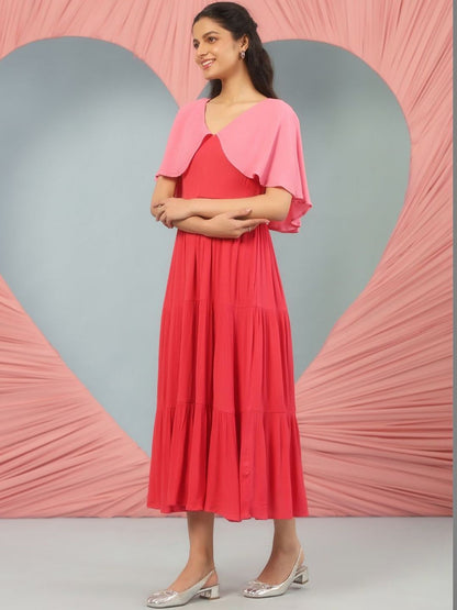 Dhiyona AY Women's Fit & Flared Maxi Ethnic Dresses