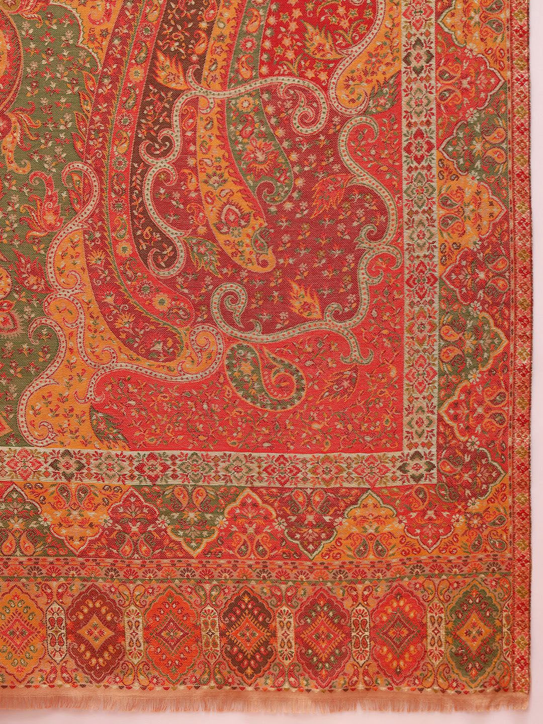 Dhiyona PA Paisley Woven Design Zarveen Zari Kaani Shawl