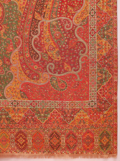 Dhiyona PA Paisley Woven Design Zarveen Zari Kaani Shawl