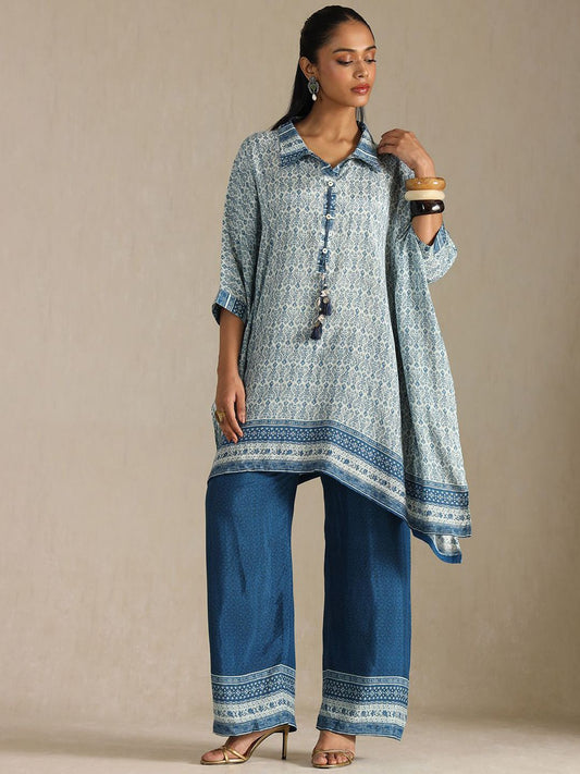 Dhiyona SO Women's Women Floral Printed Kurta with Palazzo