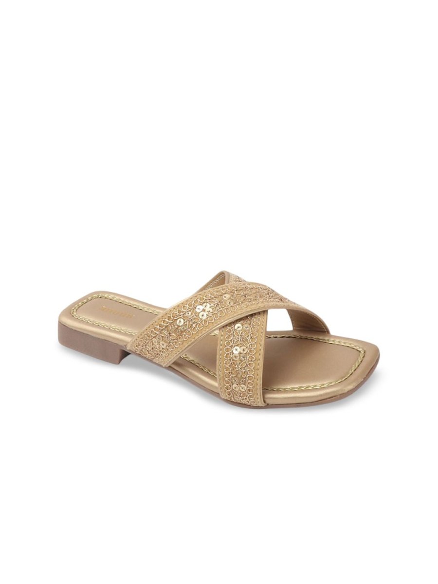 Dhiyona AK Women Woven Design Open Toe Flats