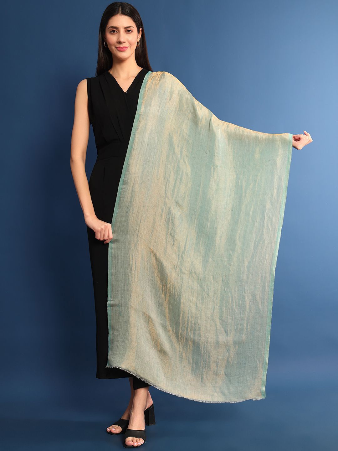 Dhiyona PA Woven Design Woollen Shawl