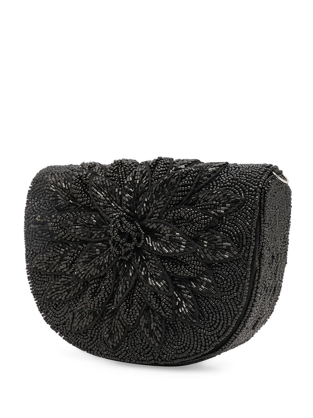 Dhiyona NR Embroidered Foldover Clutch