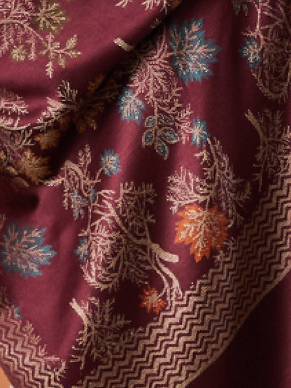 Dhiyona PA Shalimar Kaani Floral Woven Design Shawl