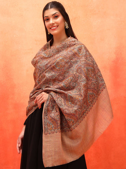 Dhiyona PA Paisley Embroidered Shawl