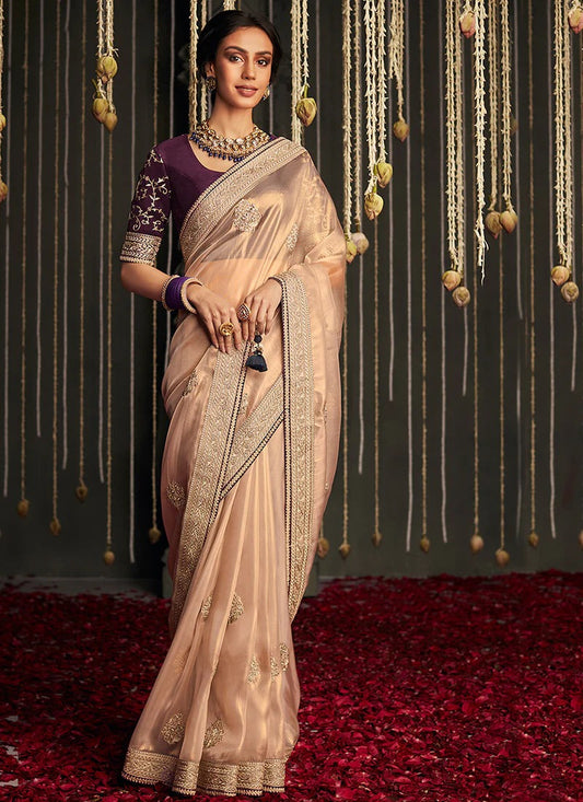 Dhiyona KM Women Soft Tissue Silk Silk Saree