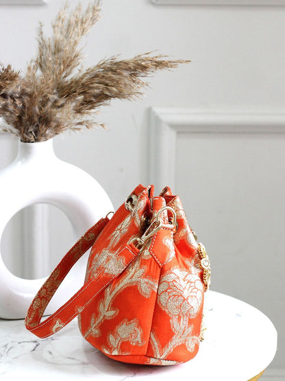 Dhiyona NR Embroidered Potli Clutch