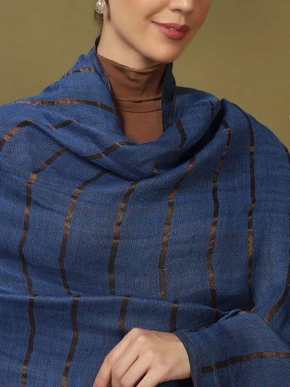 Dhiyona PA Striped Woven Design Shawl