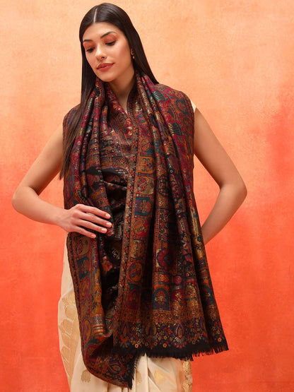 Dhiyona PA Floral Woven Design Shawl