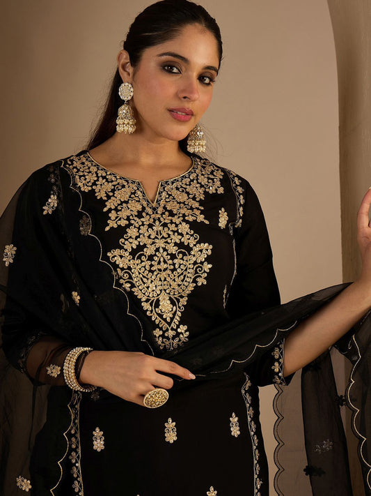 Dhiyona IE Women's Women Ethnic Motifs Printed Kurta with Trousers & Dupatta