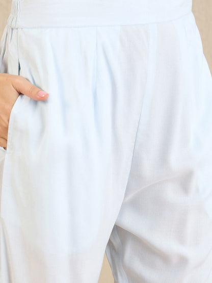 Dhiyona IE Ethnic Motifs Printed Kurta With Trousers & Dupatta