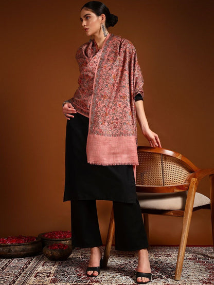 Dhiyona PA Women Floral Embroidered Shawl