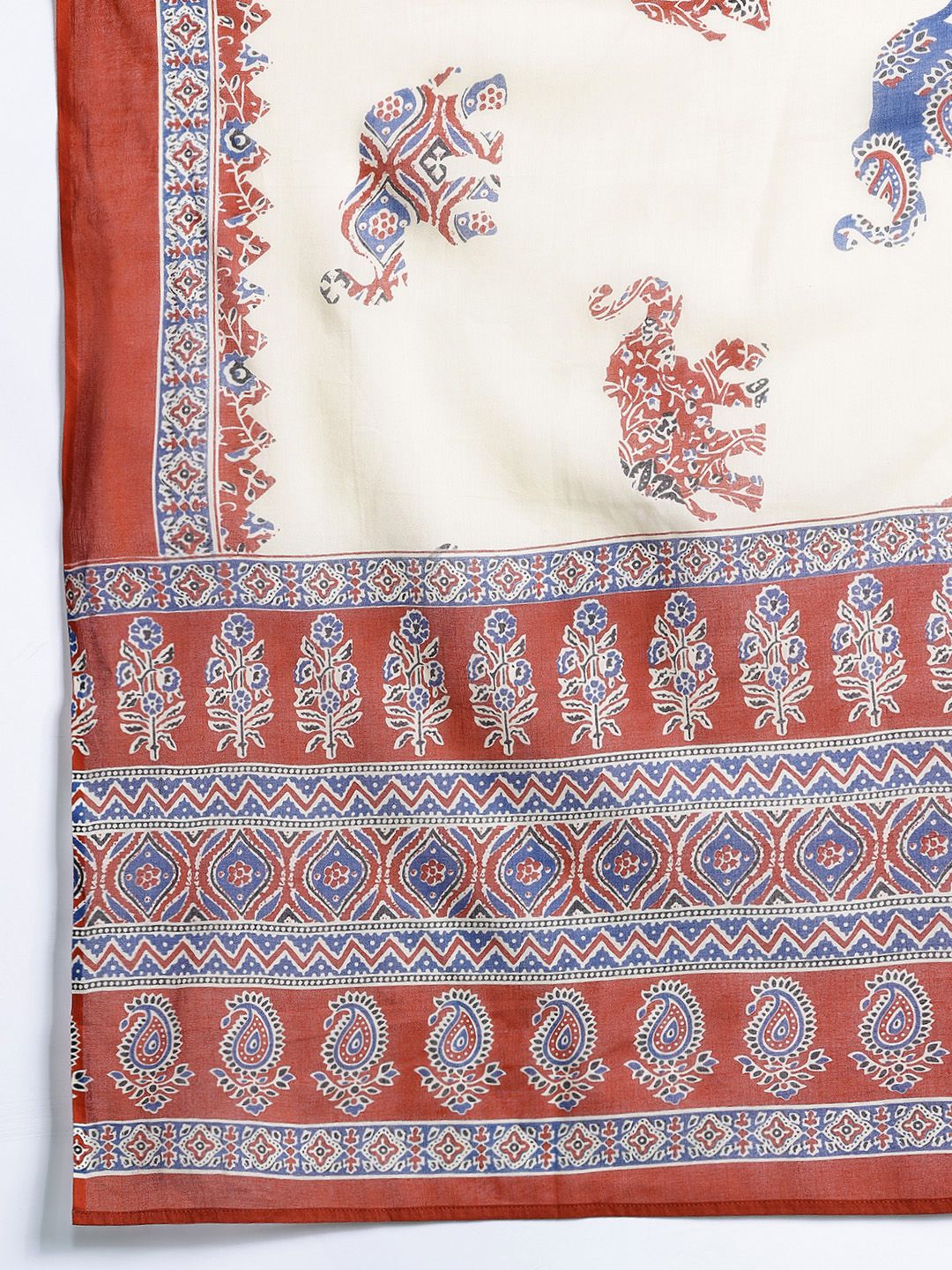 Plus Size Printed Regular Kurta with Palazzos & Dupatta