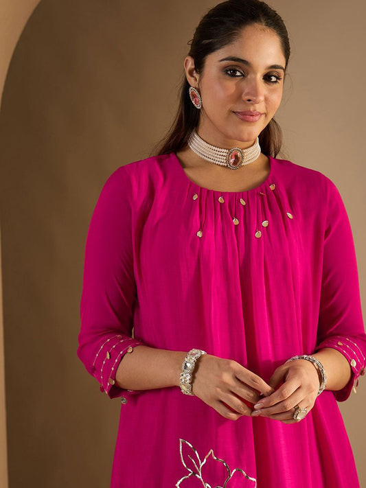 Dhiyona IE Embroidered Tunic With Trousers