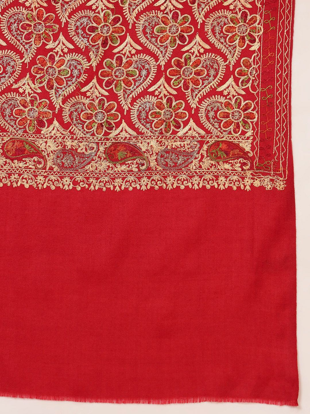 Dhiyona PA Floral Embroidered Thread Work Shawl