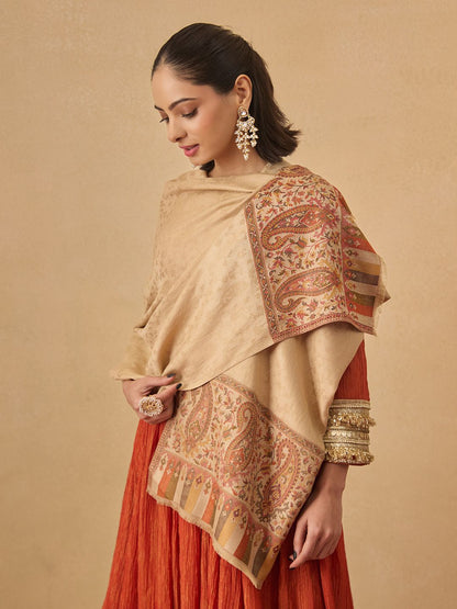 Dhiyona PA Paisley Woven Design Shawl