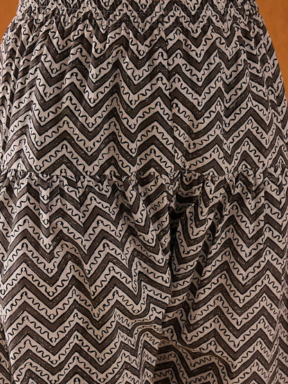 Dhiyona IE Printed Regular Pure Cotton Kurta with Salwar & Dupatta