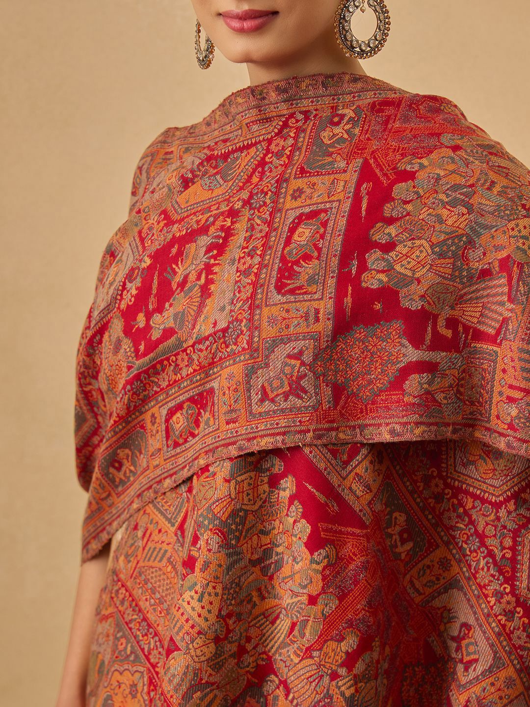 Dhiyona PA Floral Printed Shawl