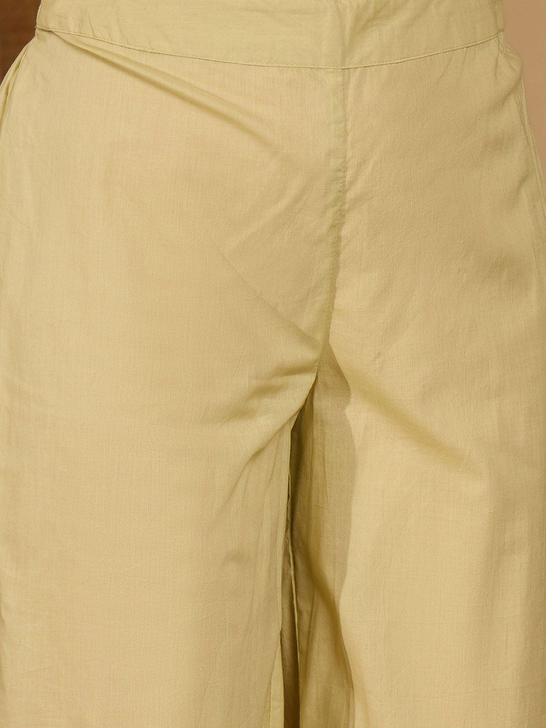 Dhiyona SN Women's Ikat Printed Embroidered Straight Kurta Palazzo & Dupatta Set