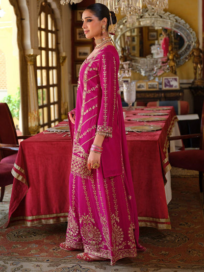 Women Ethnic Motifs Embroidered Regular Mirror Work Kurta & Palazzos With Dupatta