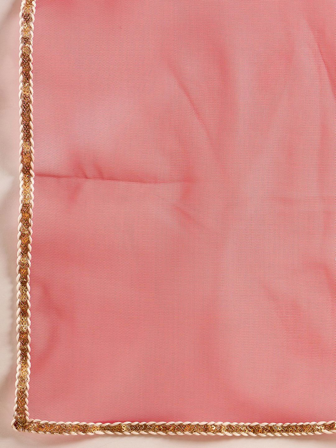 Floral Printed Straight Thread Work Kurta with Palazzos & Dupatta