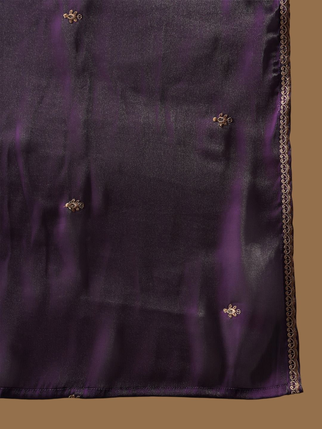 Women Ethnic Motifs Embroidered Regular Kurta with Trousers & With Dupatta