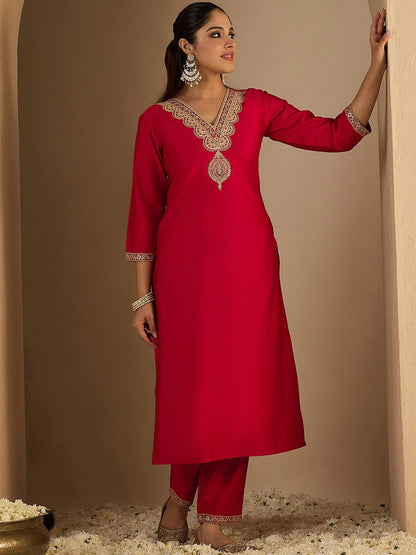 Dhiyona IE Embroidered Liva Tunic With Trousers