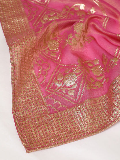 Dhiyona SO Women's Women Floral Regular Beads and Stones Kurta with Skirt & With Dupatta