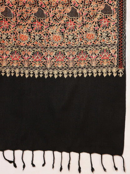 Dhiyona PA Floral Embroidered Zari Shawl